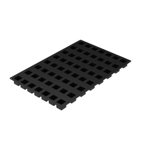 Silicon Cub Monoportii forma, 3,5 x 3,5 x H 3,5 cm, 56 üreg, 40 ml (SQ100) - Img 3