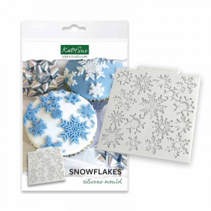 Silicon Flakes Snow Flakes, 16 Subjects Ø 1.8 - 3.5 cm - Img 1