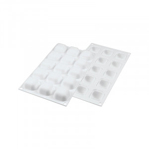 Silicon Gem mould 4 x 4 x H 2.3 cm, 15 cavities, 30 ml - Img 2