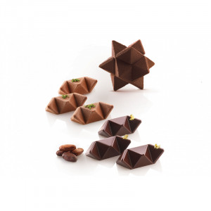 Silicon Mignon Star 7,5 x 2,5 x h 2,5 cm, 12 üreggel - Img 3