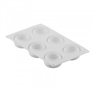 Silicon Mistery mould Ø 6.5 x H 3.5 cm, 6 cavities, 95 ml - Img 3