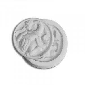 Silicon mould Horoscope Aquarius Horoscope, Ø 3.8 cm (SLK158) - Img 1