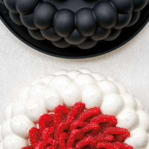 Silicon mould Pavocake Tort 3D Nuage Ø 18 x H 6.5 cm, 1200 ml - Img 2