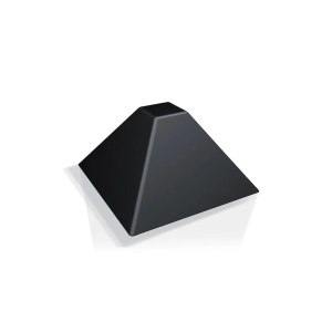 Silicon Pyramid Single Portion Pyramid 6.5 x 6.5 x H 3.5 cm, 35 cavities, 61 ml, (SQ010) - Img 2