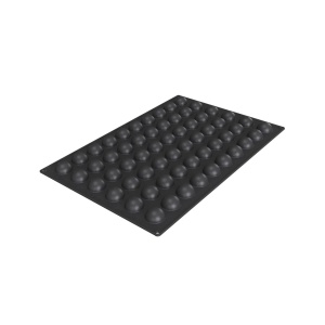 Silicon Semi-spherical mould Mignon Ø 4.2 x H 2.2 cm, 60 cavities, 20 ml (SQ075) - Img 2