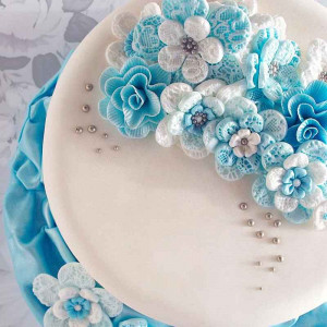 Silicone lace mould 10.2 x 10.2 x H 0.4 cm - Img 6