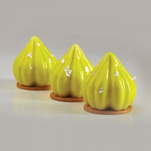 Silicone mould Bachour, Single-portion Gel, Ø 6 x h 6.3 cm, 90 ml, 20 cavities - Img 1