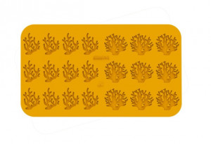 Silicone mould Silikomart NaturaE Coral 2 models 2.5 x 6.3 x H 2 cm - 6.8 x 6.3 x H 2 cm, 1 ml, 21 cavities - Img 3