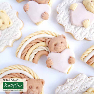 Silicone moulding Bear with Heart Ø 5.6 cm - Img 3