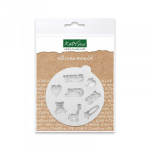 Silicone Moulding Decorations Babies - Christening, 8 Subjects - Img 1