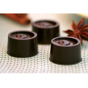 Silikomart Vertigo Silicone Praline mould Ø 2.8 x H 2 cm, 10 ml, 15 cavities (SCG04) - Img 3
