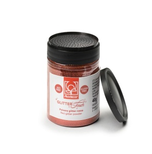 Sparkling Red Glitter Powder Dye, Modecor 40 g - Img 2