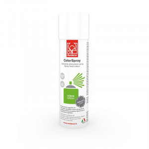 SPRAY Перлено зелено - мастноразтворим оцветител за храни без E171, 250 ml - не съдържа азотни съединения