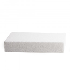Square polystyrene mould 50 x 50 x H 5 cm