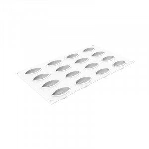 Szilikon forma Cacao 5 x 2,8 x H 1,9 cm, 12 üreg, 16 ml - Img 2