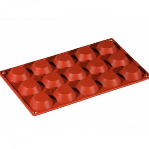 Szilikon forma Tarte Mignon Ø5xh1.5cm, 15 üregű, szilikon forma
