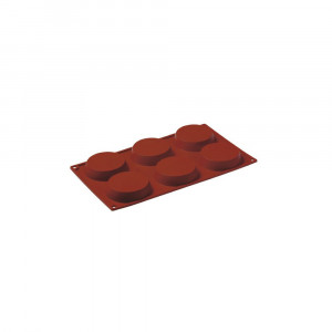 Szilikon korongok Ø8xh1,8cm, 6 üreggel