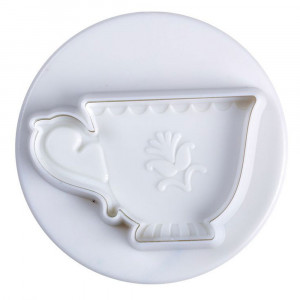 Tea Time - Plastic Cutters with Extractor Ø 6 cm, Set 3 pcs - Img 5