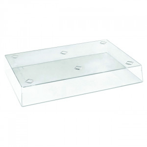 Transparent lid H 8.5 cm, for Tavi 60 x 40 cm, Polycarbonate - Img 1