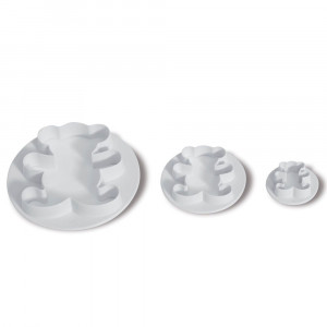 Ursuleti - Decupatoare Plastic Ø 3 - 8.5 cm, Set 3 Buc
