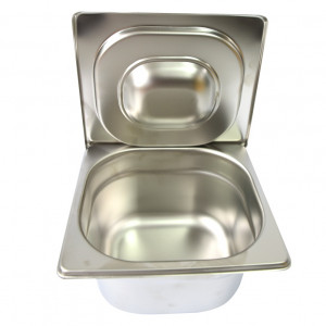 Vascheta Inox, GN 1/3, 32.5 x 17.6 x H 10 cm, 3.6 L - Img 2