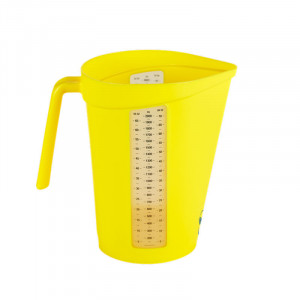 Yellow Graduated Mug, 2L - Vikan - Img 1