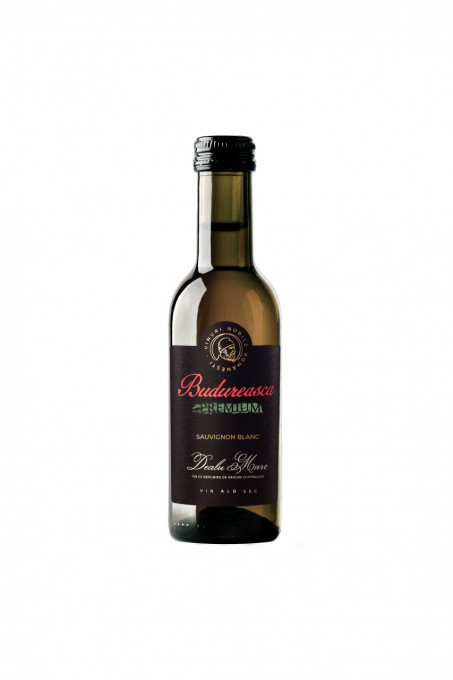 Budurească Premium Sauvignon Blanc Mini Sec bax 0.187L x 24 sticle