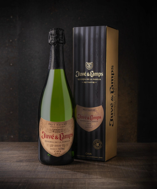 Juve &amp; Camps Cava Grand Reserva Brut Nature cu cutie 0.75l