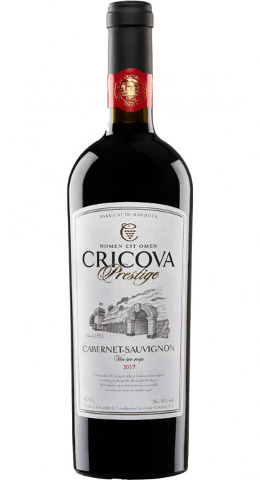 Cricova Colecția Prestige Cabernet Sauvignon Roșu Sec