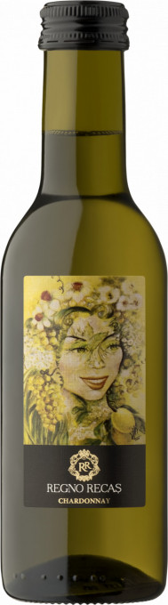 Recaș Regno Chardonnay Miniatură sec bax 0.187L x 24 sticle