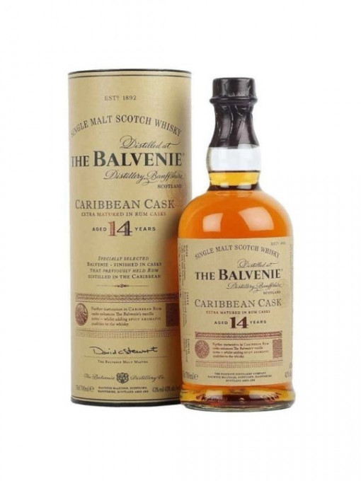 Balvenie 14 Ani Caribbean Cask 0.70L