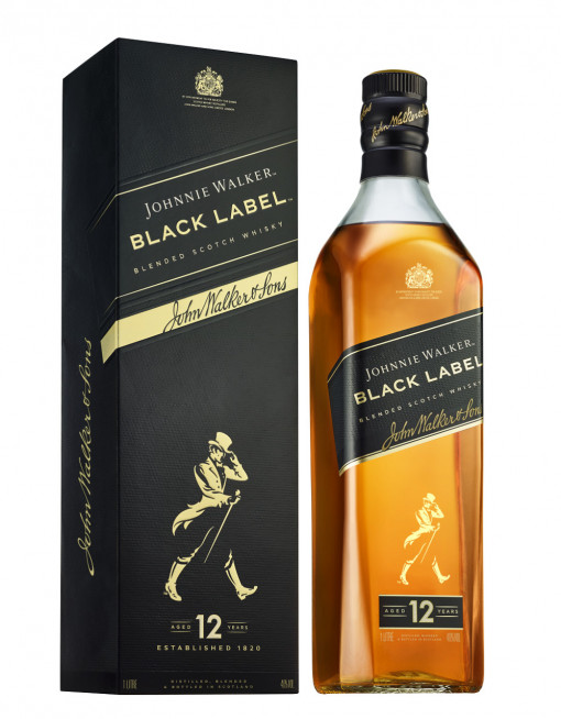 Johnnie Walker Black Carton 1L