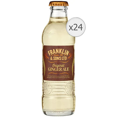 Franklin&amp;Sons LTD - Ginger Ale 0.2L x 24 sticle - Img 1