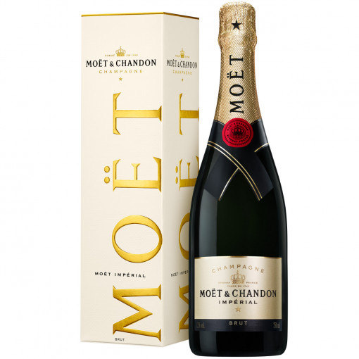 Moet &amp; Chandon Brut Imperial 0.75l cu cutie