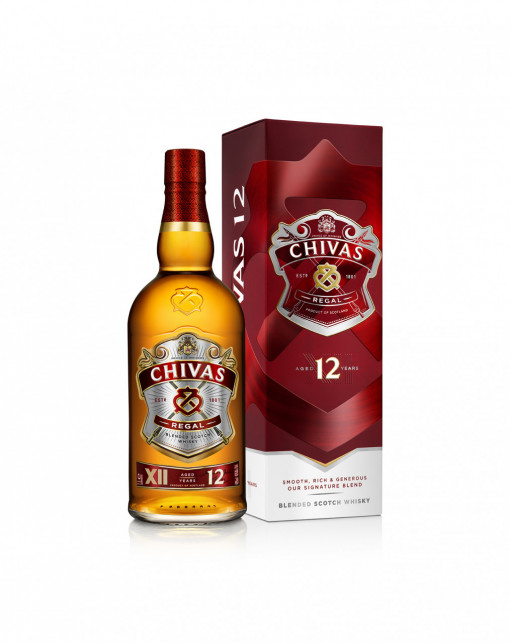 CHIVAS REGAL 12YO cu cutie 1L