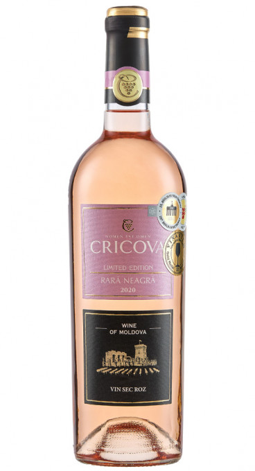 Cricova Colecția High End Rară Neagră Rose Sec