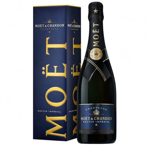 Moet & Chandon Nectar Imperial Demisec cu cutie 0.75l