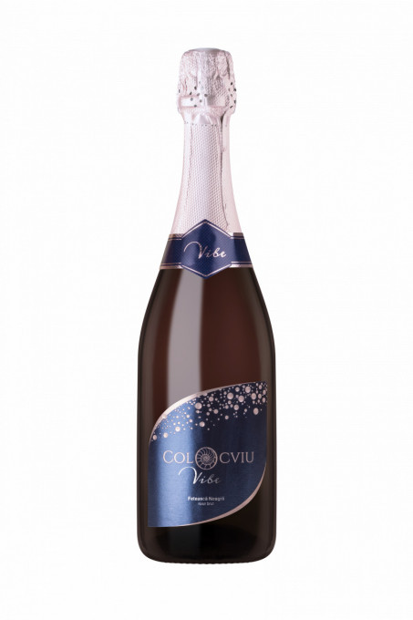 Colocviu Vibe Spumant Fetească Neagră Rose Brut