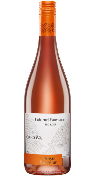 Cricova Orașul Subteran Cabernet Sauvignon &amp; Merlot Rose Sec