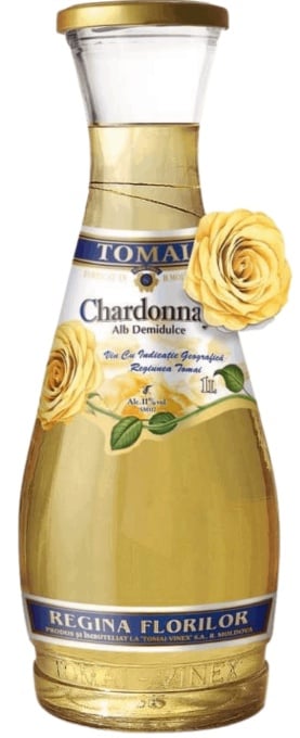 Vinaria Tomai Chardonnay de Tomai Traditional Alb demisec 1L