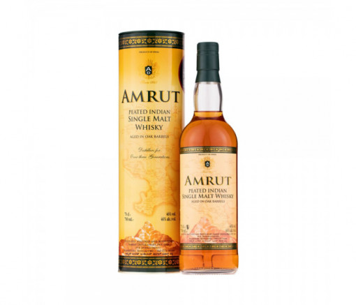 Amrut Peated, Single Malt, 46%, 0.7L - Img 1