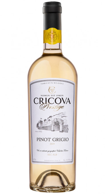 Cricova Colecția Prestige Pinot Grigio Sec