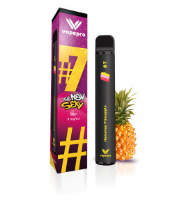 Țigară electronică de unică folosință disposable Vapepro, 1400 pufuri, Hawaiian Pineapple #7 - Img 2