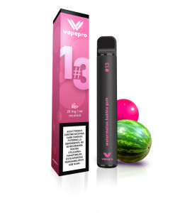 Țigară electronică de unică folosință Vapepro, 800 pufuri, 2 ml, 20 mg / ml - Watermelon Bubblegum #13 - Img 2