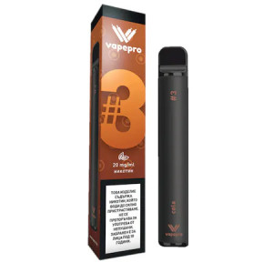 Țigară electronică de unică folosință Vapepro, 800 pufuri, 2 ml, 20 mg/ml - Cola #3