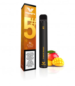 Țigară electronică de unică folosință Vapepro, 800 pufuri, 2 ml, 20 mg /ml - Tropical Mango #5 - Img 2