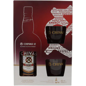 CHIVAS REGAL 12YO cu 2 pahare 0.7L