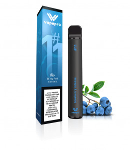 Țigară electronică de unică folosință Vapepro, 800 pufuri, 2ml, 20 mg / ml - Blueberry Intense #11 - Img 2