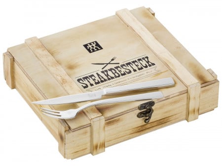 Steak set 12/1 Zwilling u rustičnoj drvenoj kutiji 07150-359