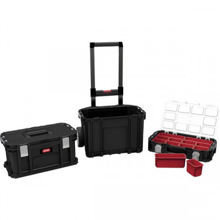 Kofer za alat set Connect Rolling 88,4L - Keter - Img 3